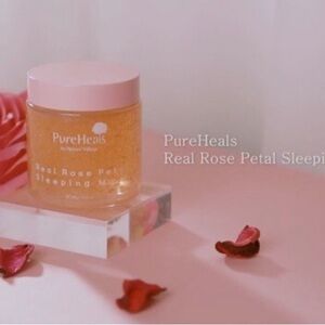 Real Rose Petal Sleeping Mask - Pink